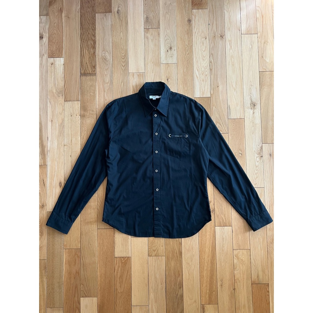 Vintage Moschino Jeans Button Up Long Sleeve Collared Shirt Cotton Mens XL